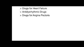 Intro to Heart Failure Antidysrhythmic drugs and Angina [upl. by Erlene223]