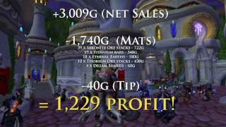 How to Make Gold Easily with Jewelcrafting Part 2 in World of Warcraft Guide [upl. by Nnor]