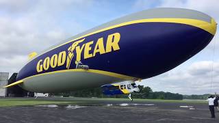 Goodyears Wingfoot Three flies for first time [upl. by Meador]