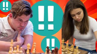 Most Critical Chess game 19 Magnus Carlsen vs Anna Cramling [upl. by Lesser]