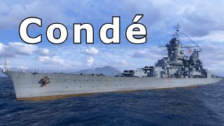 World of WarShips Condé  5 Kills 326K Damage [upl. by Ivanah]