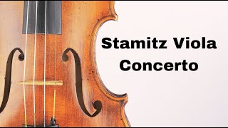 Stamitz Viola Concerto With Piano Accompaniment Exposition Audition Practice Session [upl. by Rai]