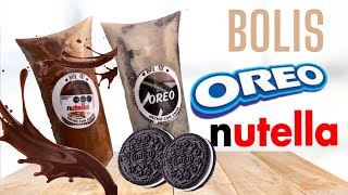 Receta de BOLIS O HIELITOS GOURMET para NEGOCIO GALLETA OREO Y NUTELLAtips [upl. by Kcirdet118]