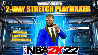 NEW “2WAY STRETCH PLAYMAKER” CAN DO IT ALL🔥🔥🔥BEST ISO BUILD NBA 2K22 CURRENT GEN [upl. by Dragoon978]