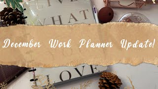 December Work Planner Update [upl. by Oralie]