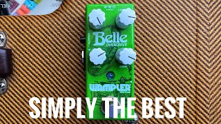 Wampler Belle Tone Comparison with Sold State and Tube Amp [upl. by Ellehcer]