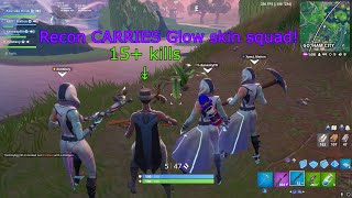 RECON EXPERT carries EXCLUSIVE GLOW skin squad 20 BOMB [upl. by Kenti]