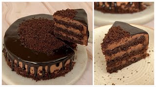 Super Easy Chocolate Cake Without Cocoa Powder In Kadai No Curd No EggOven Chocolate Cake  Cake [upl. by Almire]