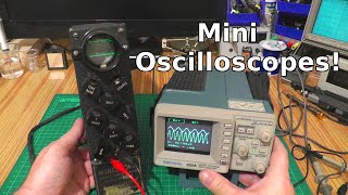 Mini Oscilloscopes Tektronix 222A amp Vintage GEC Miniscope [upl. by Ecissej]