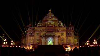 Festival of Light to Celebrate 25 years of Swaminarayan Akshardham Gandhinagar India [upl. by Eillat313]