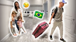 FUI SOZINHO PARA O BRASIL E ELES FICARAM NOS EUA ✈️ Família Brancoala [upl. by Niamreg65]