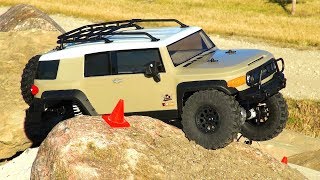 RC ADVENTURES  Does it WORK Rock Crawling TiPS amp TRiCKS  TOYOTA FJ CRUiSER  HPi VENTURE [upl. by Ibrik703]