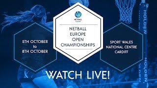 England v Wales  Netball Europe Open Championships [upl. by Bedelia]