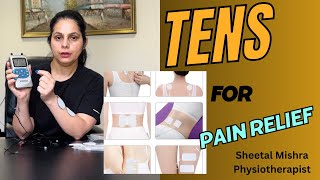 How to use TENS machine for Pain relief  Pain Relief using TENS machine [upl. by Cinamod840]