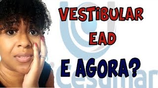 🔴 6  UNICESUMAR EAD  VESTIBULAR E AGORA 🔵 [upl. by Golub]