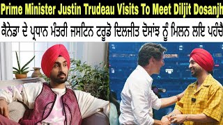 Canada PM Justin Trudeau visits Diljit Dosanjhs musical set ahead of his DilLuminati Tour [upl. by Ahola]