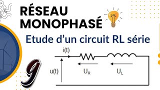 Réseau Monophasé Partie9Etude d’un circuit RL série [upl. by Fanchie345]