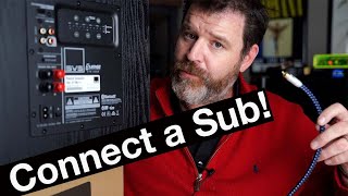 How to Connect a Subwoofer to Anything V20 [upl. by Odlawso]