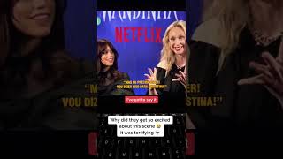 Jenna Ortega is OBSESSED With Gwendoline Christie 🥰😱 shorts jennaortega gwendolinechristie [upl. by Assirral]