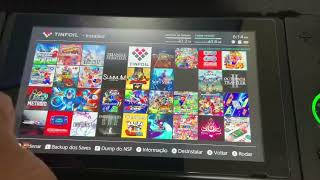 SWITCH  JOGO CORROMPEU E AGORA DESINSTALANDO UPDATE PELO TINFOIL [upl. by Bradman]