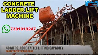 Concrete Ladder Lift Machine [upl. by Neitsirhc]