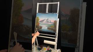 Mountain Waterfall Bob Ross Painting bobrosspainting bobross painting [upl. by Ralph]