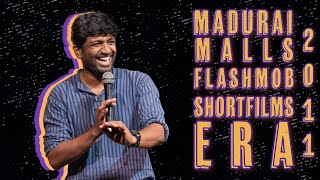 Tamil தமிழ் standup comedy  Madurai மதுரை malls flashmob and short films  Chockalingam [upl. by Aleuname]