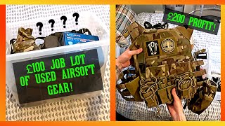 £100 HAUL OF USED AIRSOFT GEAR Huge Profit [upl. by Jed314]