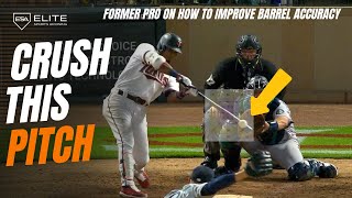 Former Pro Shares How To Instantly Improve Barrel Accuracy  Baseball Hitting Tips [upl. by Llehsim672]