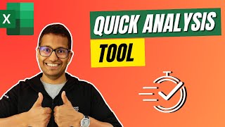 Excel Quick Analysis Tool is Definitely Worth Checking Out🔥 [upl. by Ramsay907]