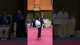 Taebaek Poomsae taekwondo poomsae ajaytamangtkd shorts [upl. by Champaigne601]