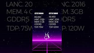 GTX 1650 VS GTX 1060 3GB  DUELO DE GPU [upl. by Nobel]