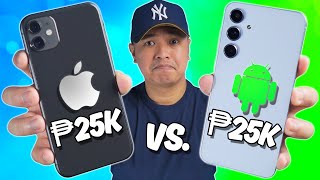 ₱25K iPhone vs ₱25K Android  ANG TAMANG DESISYON [upl. by Hogarth445]