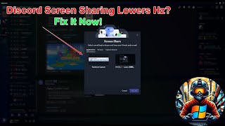 Discord Screen Sharing Lowers Hz Fix It Now [upl. by Zenobia]