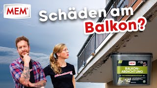 Balkon abdichten – So schützt du deinen undichten Balkon vor Feuchtigkeitsschäden [upl. by Philana991]