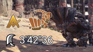 MHW Greatsword  Barroth solo A rank 342quot36 [upl. by Lietman]