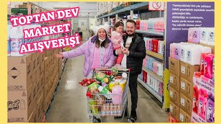 TOPTAN KOLİYLE MARKET ALIŞVERİŞİ🎊FİYATLAR ÇOK UCUZ EVİ DOLDURDUK [upl. by Dinan]