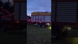 Valtra N175 farmlife power agriculture farming farm night silage pöttinger shorts [upl. by Orelia]