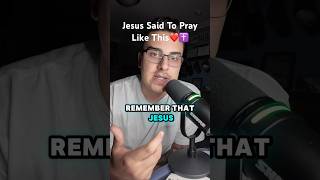 Jesus Said To Pray Like This jesus god [upl. by Kim]