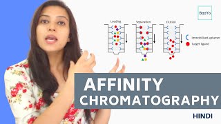 Affinity chromatography  Introduction and Principle in Hindi [upl. by Tnecnev]