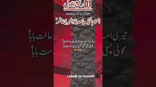 Labaik ya hussain youtubeshorts Ayame fatima😭😭😭😭😭 [upl. by Tegdirb]