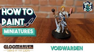 How to Paint the Voidwarden Gloomhaven Jaws of the Lion Board Game Miniature Painting Tutorial [upl. by Fitting873]