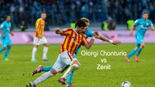 Giorgi Chanturia vs Zenit [upl. by Rdnaskela]