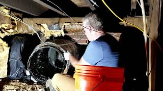 EP157 Removing Old AC Ducts From the Victorian House [upl. by Xavler303]