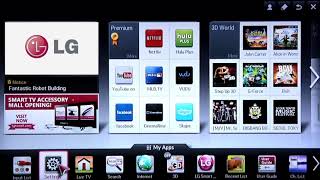 LG TVs Wireless Network Setup  BuiltIn WIFI [upl. by Aicilyt]