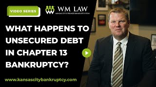 What Happens to Unsecured Debt in Chapter 13 Bankruptcy [upl. by Enineg]