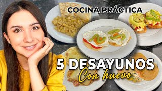 5 RECETAS para desayunar con huevo  Do It Laura [upl. by Llerod]