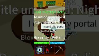 I Buy Portal from blox fruit dealer [upl. by Eddie]