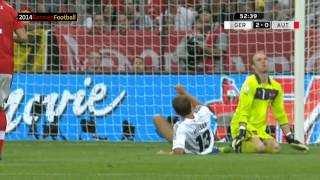 Deutschland Österreich 30 Schmidt ZDF Highlights WM 2014 Qualifikation [upl. by Anor]