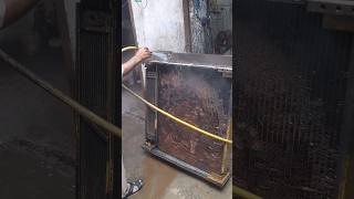 Excavator radiator service youtubeshorts radiator carradiator shortsfeed [upl. by Ahsinauq829]